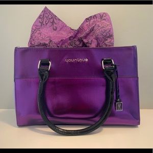 Younique purple tote/oversized purse
